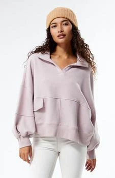 PacSun | Margot Half Button Fleece Sweatshirt 7折
