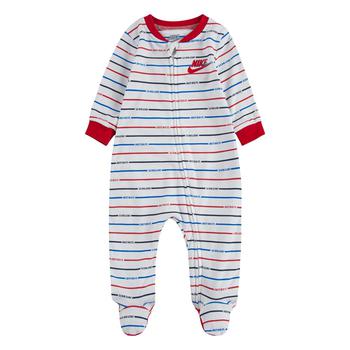 NIKE | Baby Boys Striped Footed Coverall商品图片,7.5折