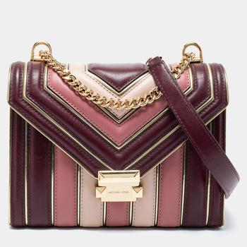 michael kors whitney, [二手商品] Michael Kors | Michael Kors Multicolor Quilted Leather Whitney Shoulder Bag商品图片 6.3折