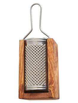 商品Verve Culture | Italian Olivewood Parmasan Box Cheese Grater,商家Saks Fifth Avenue,价格¥303图片