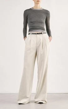 推荐NILI LOTAN - Flavie Virgin Wool Pants - White - US 4 - Moda Operandi商品