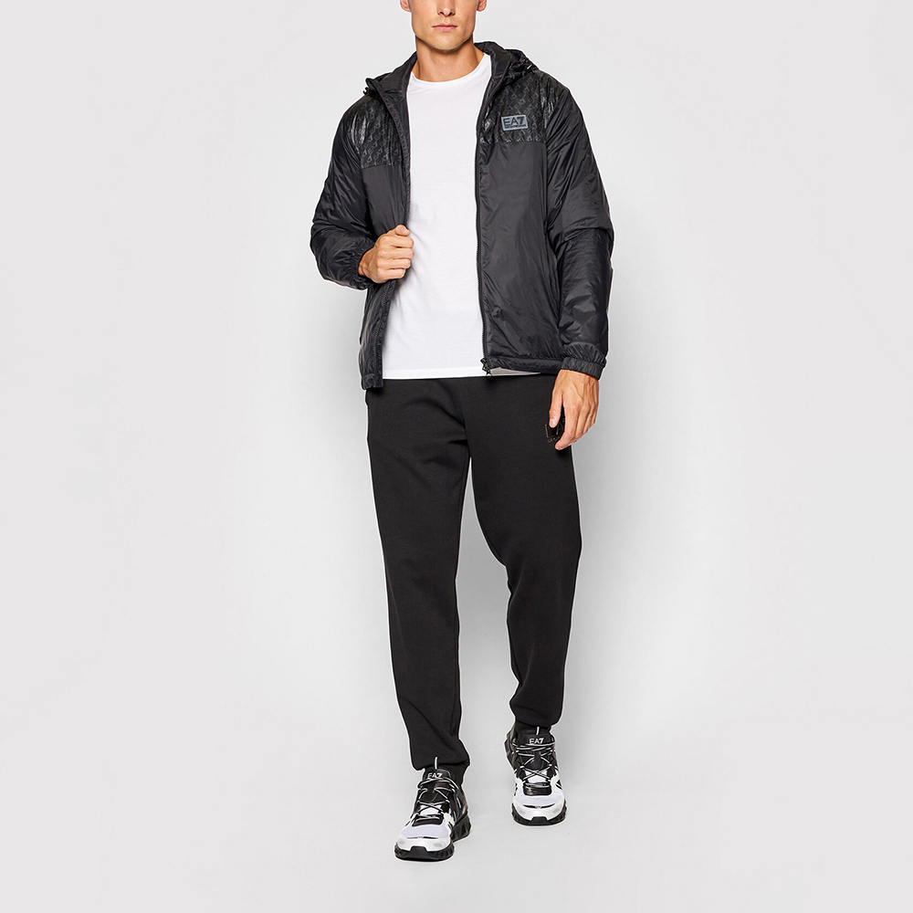 男装essentials棉服, Emporio Armani | EMPORIO ARMANI 黑色男士棉服 6KPB18-PNR4Z-1200商品图片 5.7折, 独家减免邮费