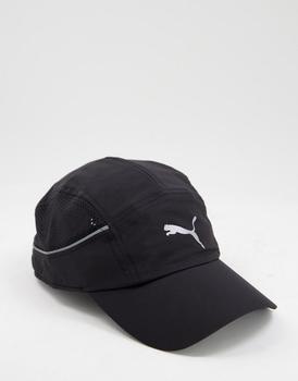 推荐Puma Running lightweight cap with reflective detail in black商品