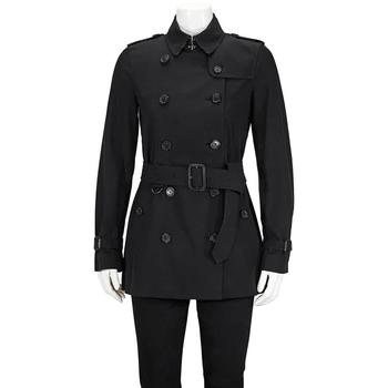 burberry风衣, Burberry | Ladies Heritage Black Kensington Black Short Trench Coat商品图片 6.9折