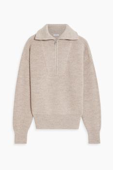 商品IRIS & INK | Pippa merino wool and alpaca-blend half-zip sweater,商家THE OUTNET US,价格¥730图片