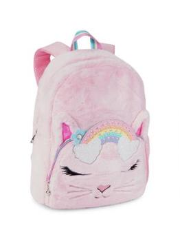 商品OMG! Accessories | ​Girl’s Bella Rainbow Crown Faux Fur Large Backpack,商家Saks OFF 5TH,价格¥227图片