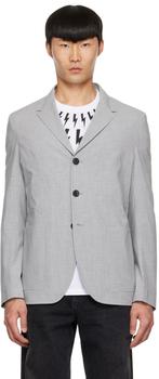 product Gray Polyester Blazer image