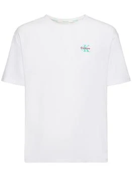 Calvin Klein | Pride Logo Embroidery Cotton T-shirt 额外7折, 额外七折