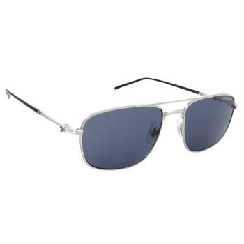 推荐Montblanc Grey Aviator Mens Sunglasses MB0127S 001 56商品