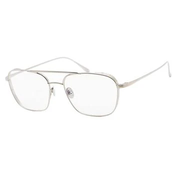 推荐Tom Ford Men's Eyeglasses - Shiny Rhodium Navigator Full-Rim Frame | FT5659-B 018商品