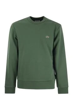 Lacoste | LACOSTE Jogger sweatshirt in brushed organic cotton 6.6折