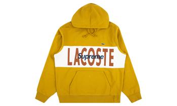 supreme卫衣, Supreme | Supreme Lacoste Logo Panel Hoodie商品图片 