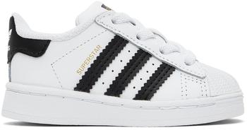 Adidas | Baby White & Black Superstar Sneakers商品图片,独家减免邮费