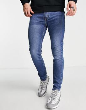 推荐Levi's 519 super skinny jeans in blue wash商品