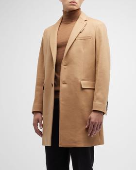 Burberry | Men's Callen Wool-Blend Overcoat商品图片,