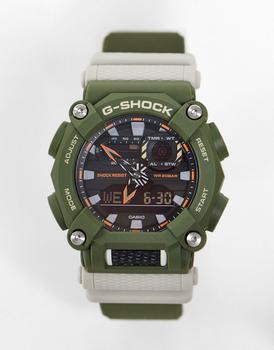 Casio | Casio G Shock unisex silicone watch in green GA900HC商品图片,8折