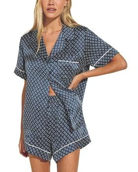 Eberjey | Inez Printed Washable Silk Short Pajama Set,商家Bloomingdale's,价格¥1542