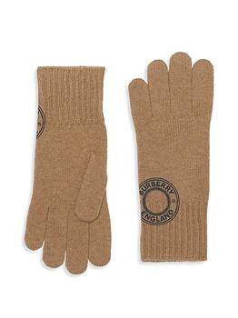 推荐Roundel Logo Cashmere-Blend Gloves商品
