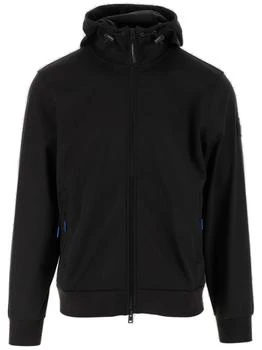 推荐Woolrich Logo Patch Zip-Up Hooded Jacket商品