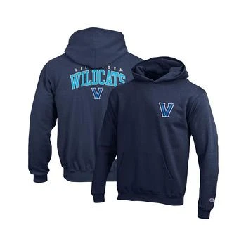 CHAMPION | Big Boys Navy Villanova Wildcats Powerblend Two-Hit Pullover Hoodie 