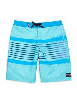 推荐Boy's Striped Drawstring Swim Shorts商品