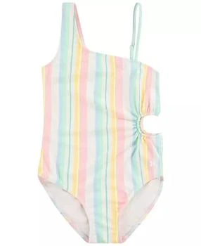 Hurley | Big Girls Cut Out One Piece Swimsuit,商家Macy's,价格¥66