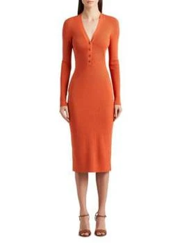 Ralph Lauren | Mulberry Silk Blend Sweater Dress 2.4折, 独家减免邮费