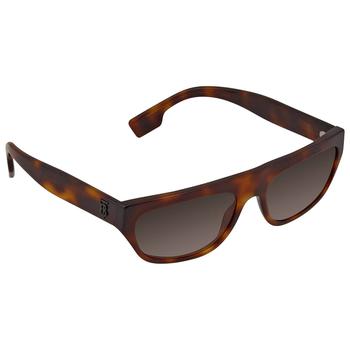Burberry | Burberry Brown Grdient Rectangular Ladies Sunglasses BE4301 331613 57商品图片,3.6折