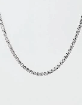 推荐West Coast Jewelry Polished Stainless Steel Box Chain Necklace商品