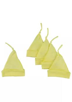 商品Bambini | Bambini Yellow Knotted Baby Cap (Pack of 5),商家Belk,价格¥175图片