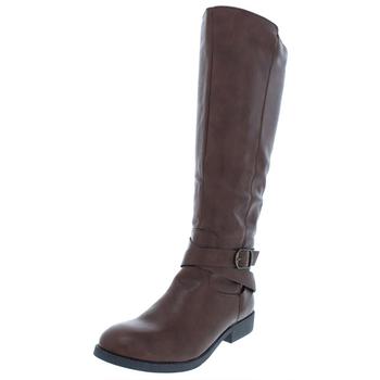 Style & Co | Style & Co. Womens Madixe Faux Leather Knee High Riding Boots商品图片,1.7折起, 独家减免邮费