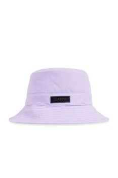 Ganni | Ganni Bucket Hat With Logo Patch 8.6折