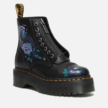 推荐DR. MARTENS WOMEN'S SINCLAIR FLORAL-EMBROIDERED LEATHER ANKLE BOOTS商品