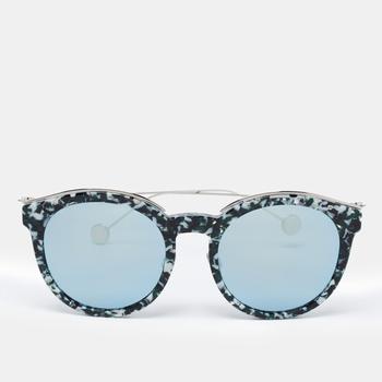 推荐Dior Camo / Blue DiorBlossom Round Sunglasses商品
