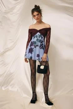 推荐Kimchi Blue Sydney Off-The-Shoulder Mini Dress商品