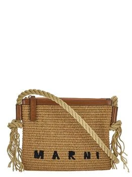 Marni | Raffia Effect Crossbody Bag 额外7.8折, 额外七八折