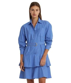 Ralph Lauren | Striped Broadcloth Tiered Shirtdress 5.3折