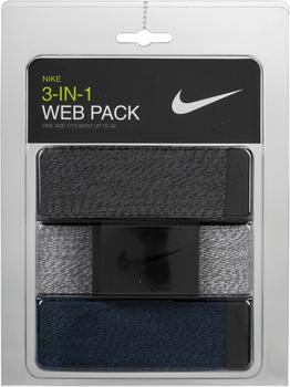 商品NIKE | Nike Web Belts - 3 Pack,商家Dick's Sporting Goods,价格¥316图片