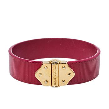 lv手链多少钱, [二手商品] Louis Vuitton | Louis Vuitton Pink Epi Leather Nano Bracelet 17商品图片 5.1折