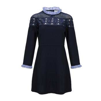 sandeo, Sandro | SANDRO 女士深蓝色棉质连衣裙 R130091P-MULTI商品图片 满$100享9.5折, 满折