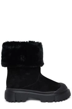 推荐Hogan Faux-Fur Detailed Boots商品