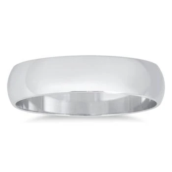 SSELECTS | 4Mm Domed Comfort Fit Wedding Band In 10K White Gold,商家Premium Outlets,价格¥1791
