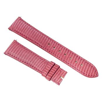 商品Shiny Hot Pink Lizard Leather Strap图片