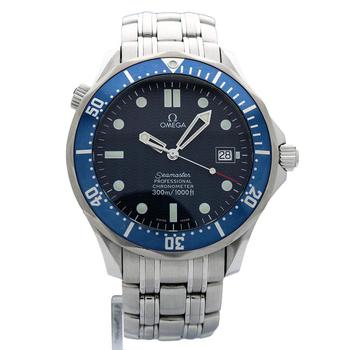 欧米茄男表多少钱, [二手商品] Omega | Pre-owned Omega Seamaster Automatic Blue Dial Mens Watch 2531.8商品图片 