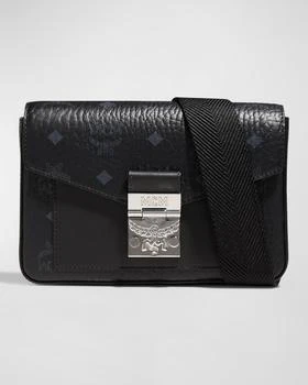 推荐Millie Visetos Logo Leather Crossbody Bag商品