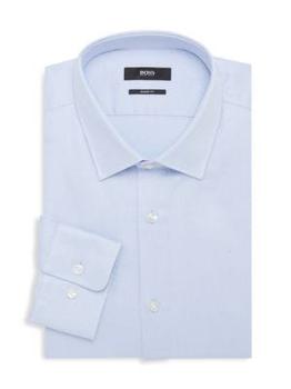 Hugo Boss | Sharp-Fit Long-Sleeve Dress Shirt商品图片,5.4折