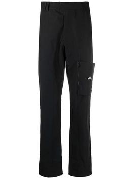 product side patch pocket straight trousers - men image