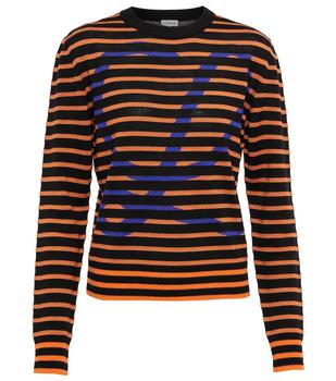 推荐Logo striped wool sweater商品