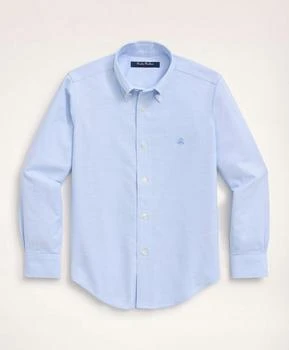 Brooks Brothers | Boys Non-Iron Stretch Cotton Oxford Sport Shirt,商家Brooks Brothers,价格¥421