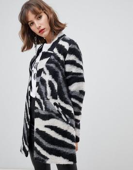 product Stradivarius zebra print coat image
